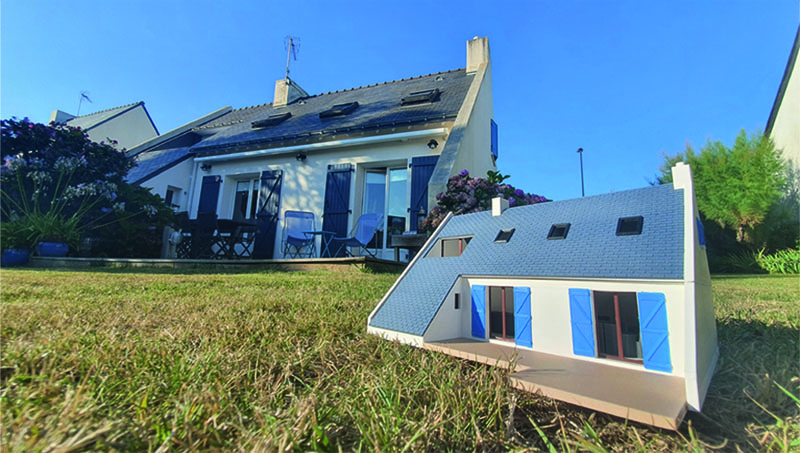 Maquette et maison